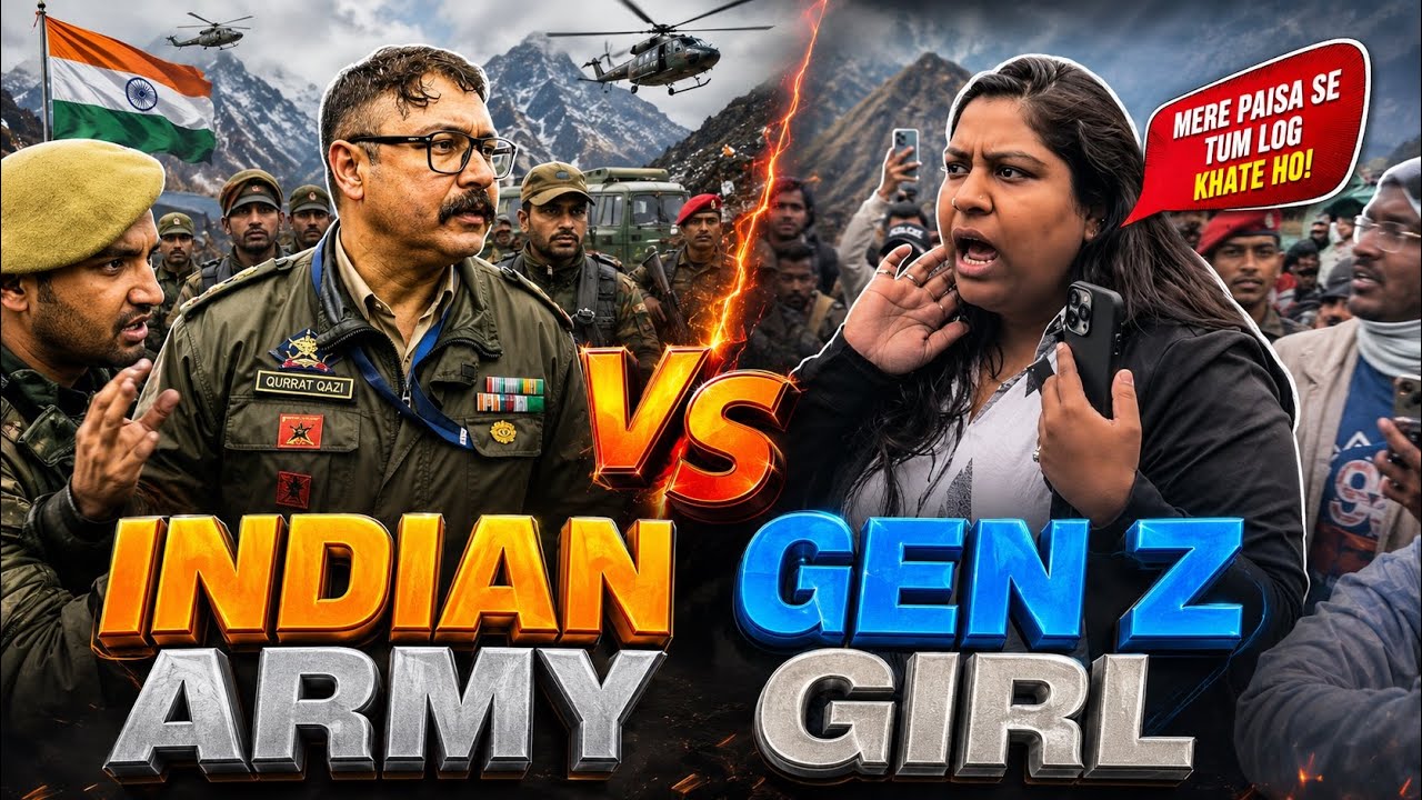 Ladakh Gen Z Girl vs Indian Army | Genz Girl Viral Video |  Ladakh Viral Video | Today News 