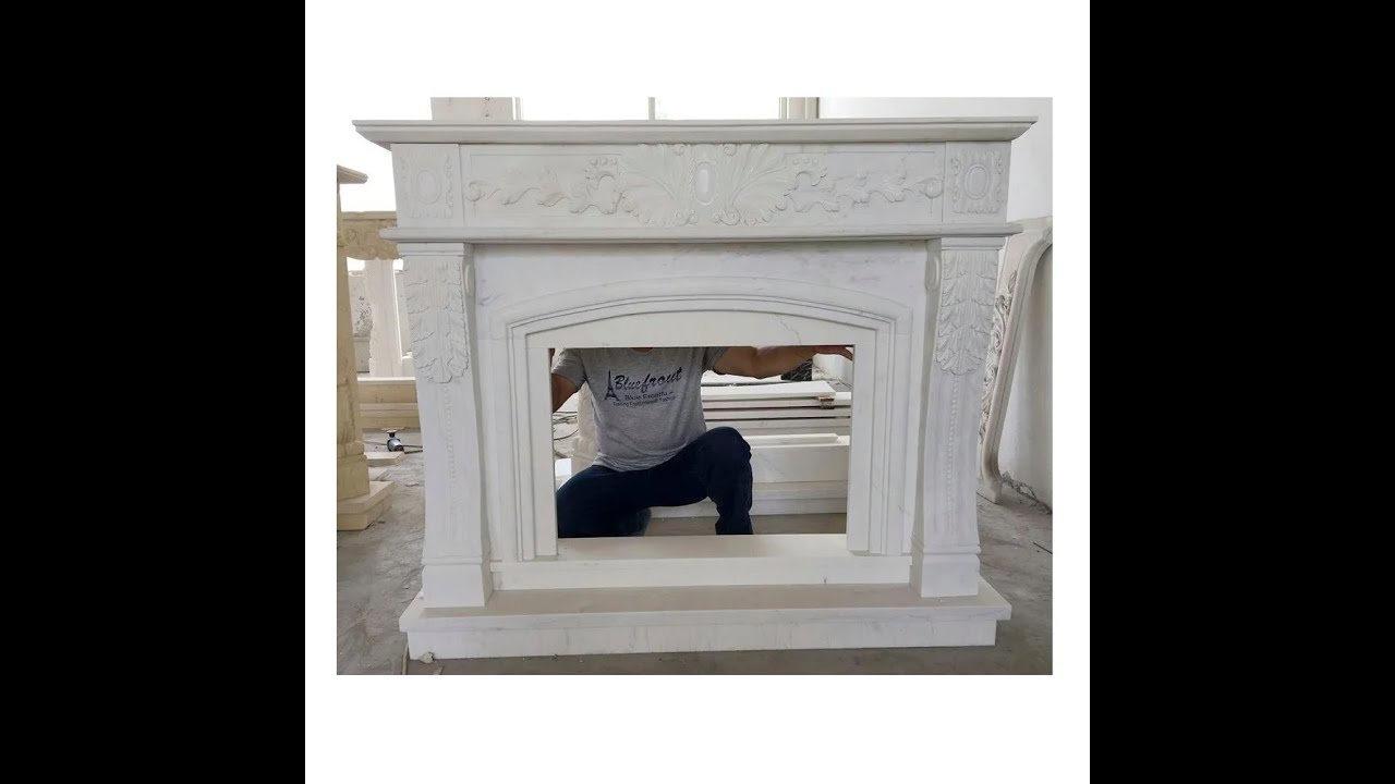 First Stone - Modern Stone Fireplaces Design Surround For Carrara Marble Fireplace