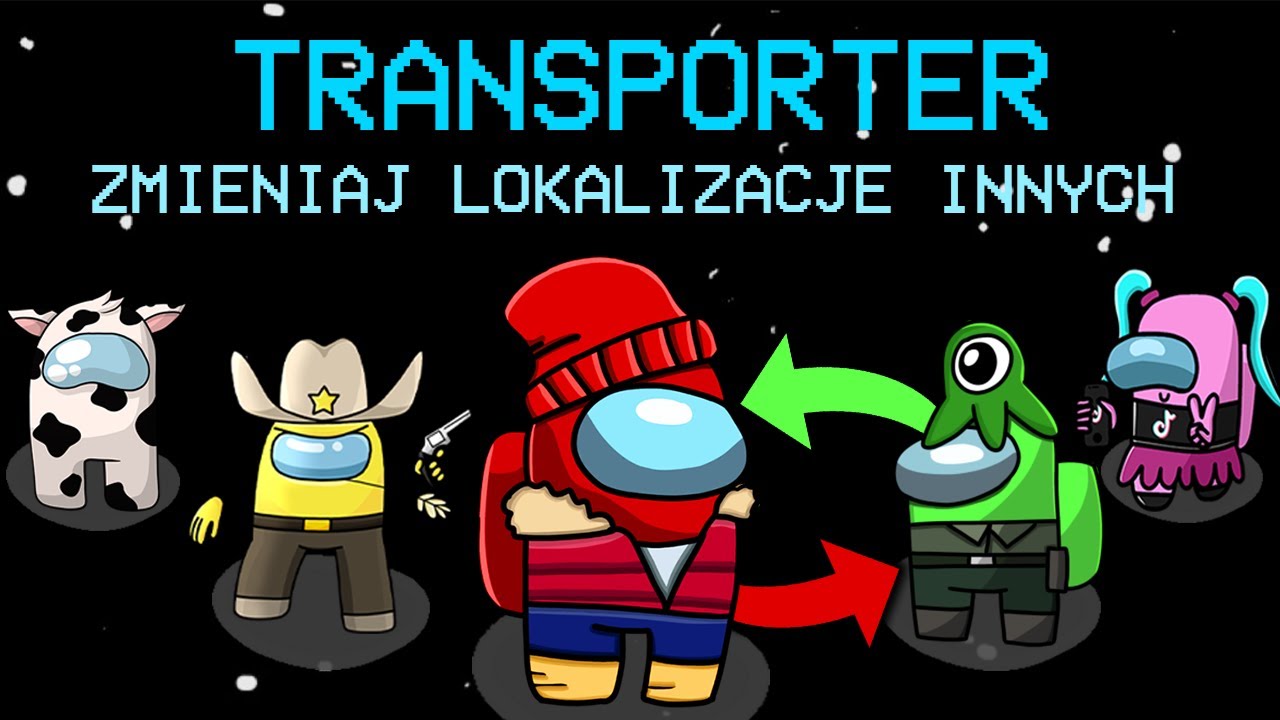 Zagrałem jako TRANSPORTER w TownOfUs w Among us!