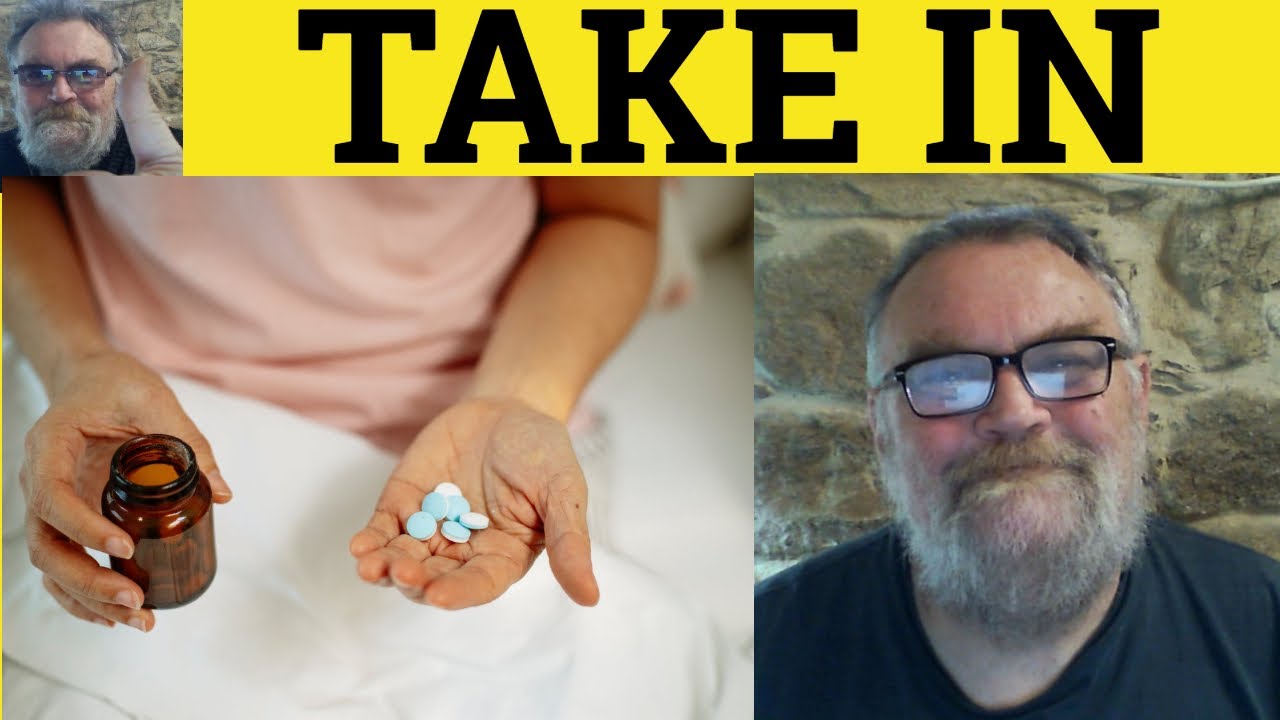 🔵 Take In Meaning - Take In Examples - Take In Definition - Phrasal Verbs - Take In
