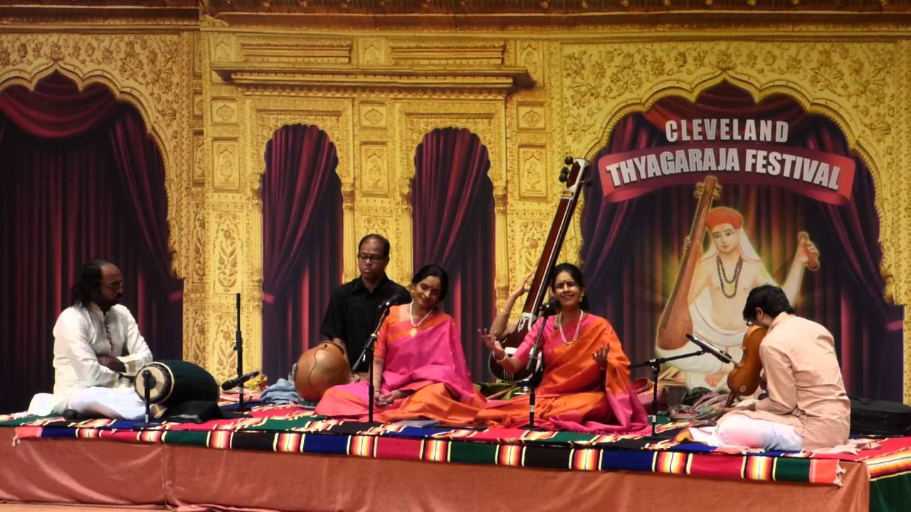 Cleveland Thyagaraja Festival 2016 - Ranjani Gayathri - Mukhari - Part 1