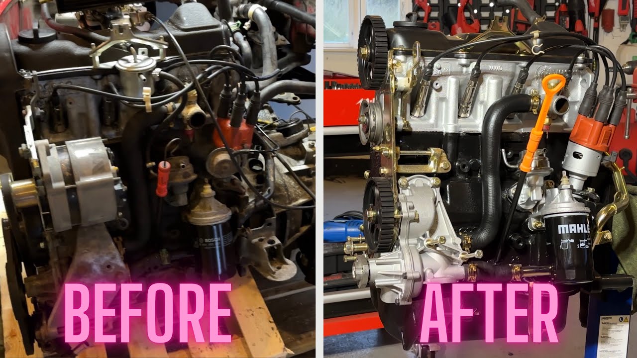 VW Golf Mk2 GL Renovering Pt. 6 | 1.6L Enigine refresh