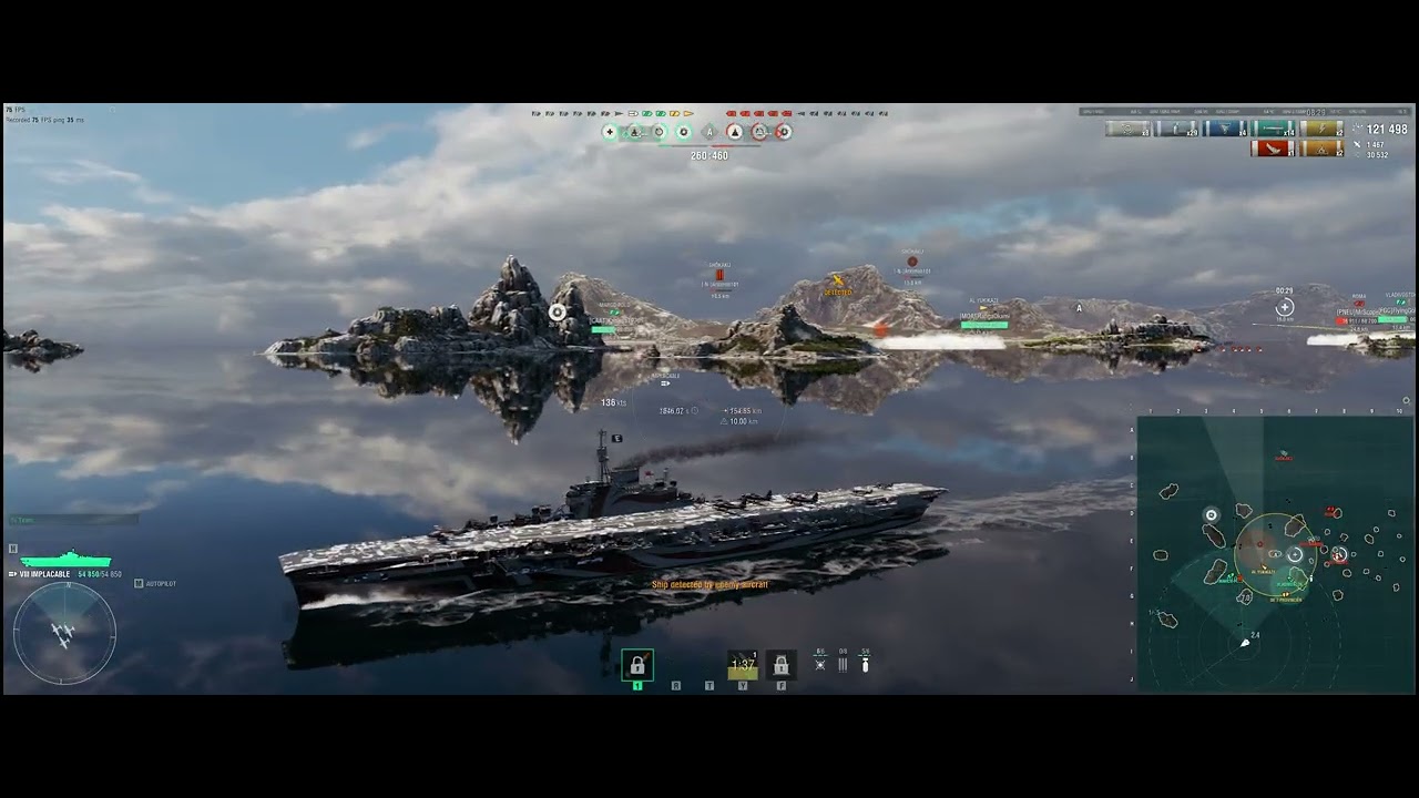 Implacable CV Gameplay  World of Warships