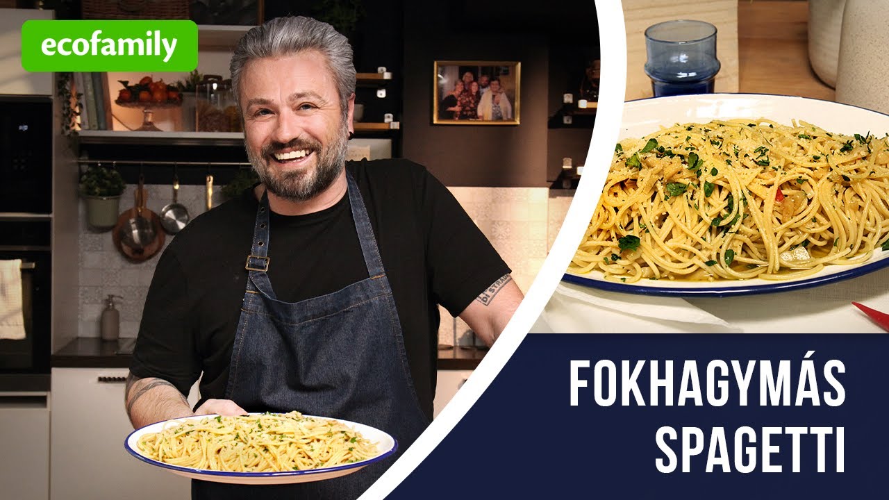 Aglio e olio - fokhagymás spagetti