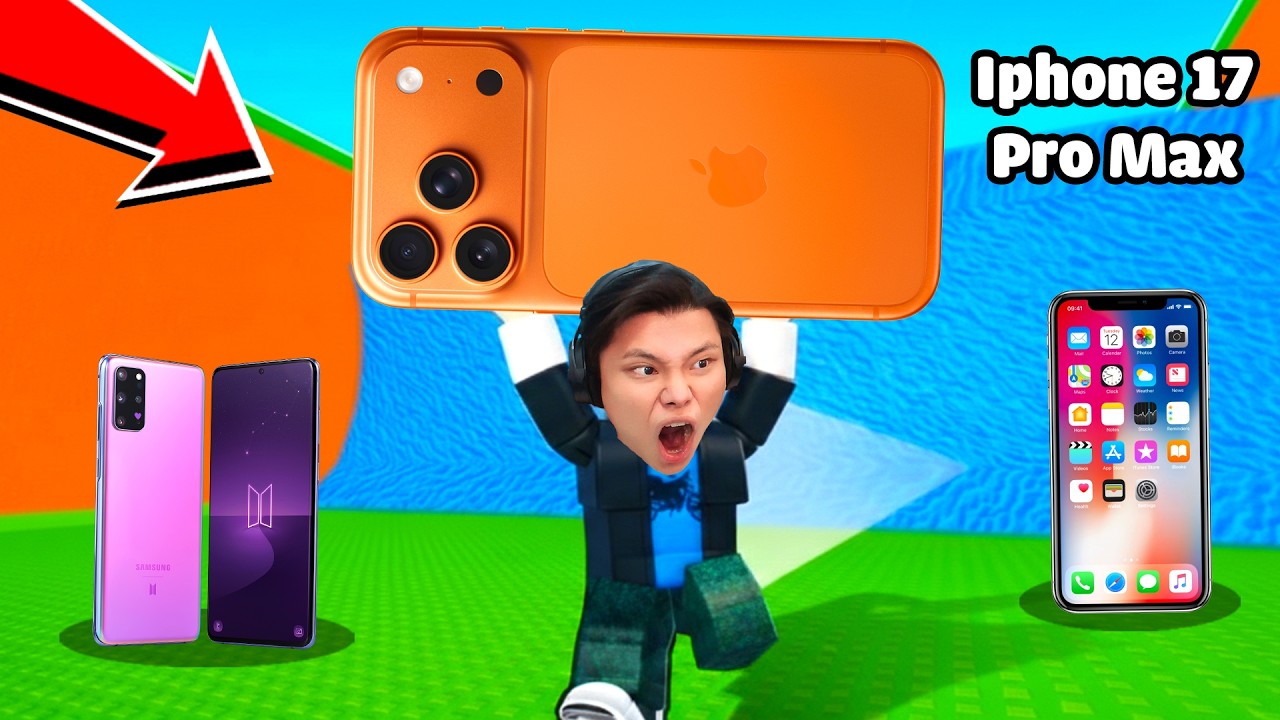 [ROBLOX] JayGray Cứu Điện Thoại Iphone 17 Pro Max Khỏi Sóng Thần📵🌊Thử Thách Tsunami Obby Siêu Troll