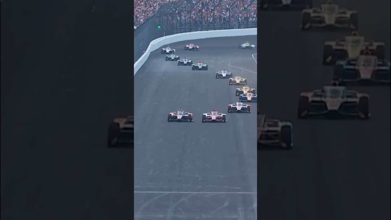 Финиш #Indy500 так громко звучит по радио