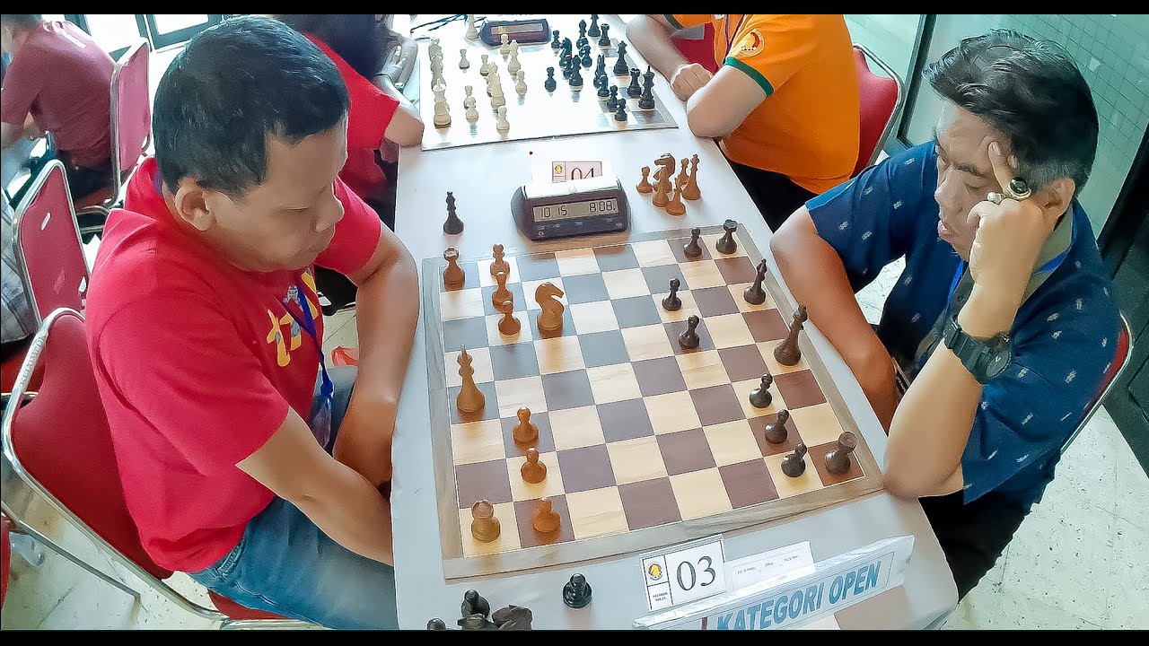 PTDI RAPID CHESS OPEN TOURNAMENT 2024, FM TUMPAK SINURAT BM VS IM IRWANTO SADIKIN.