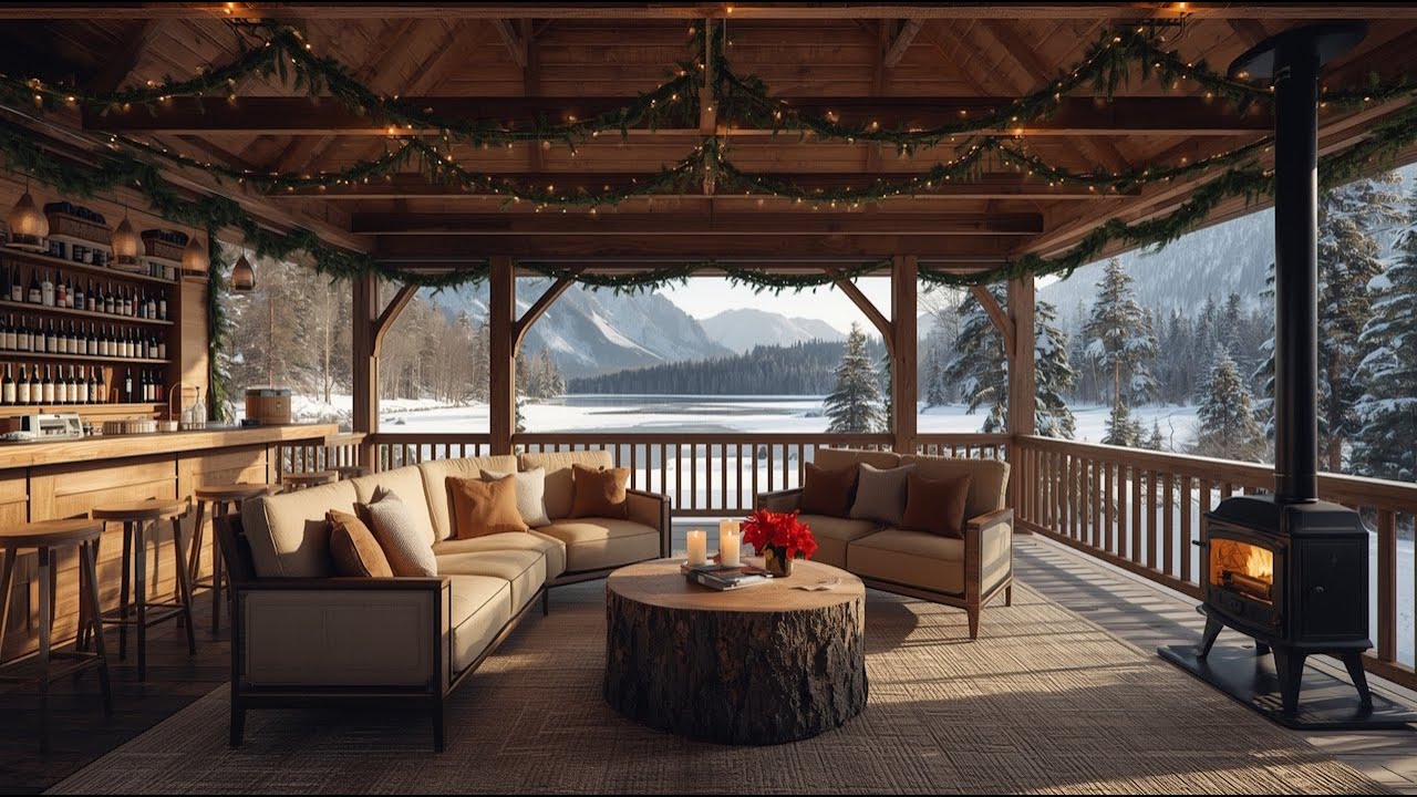 Focus Warm Dreamy February Morning ☕ Soft Snow & Smooth Jazz Music for
