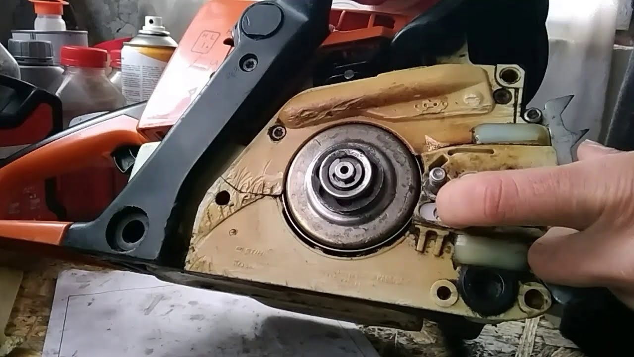 înlocuit lanț, întinzător lanț, rotiță motrica Stihl/ chain tensioner, sprocket