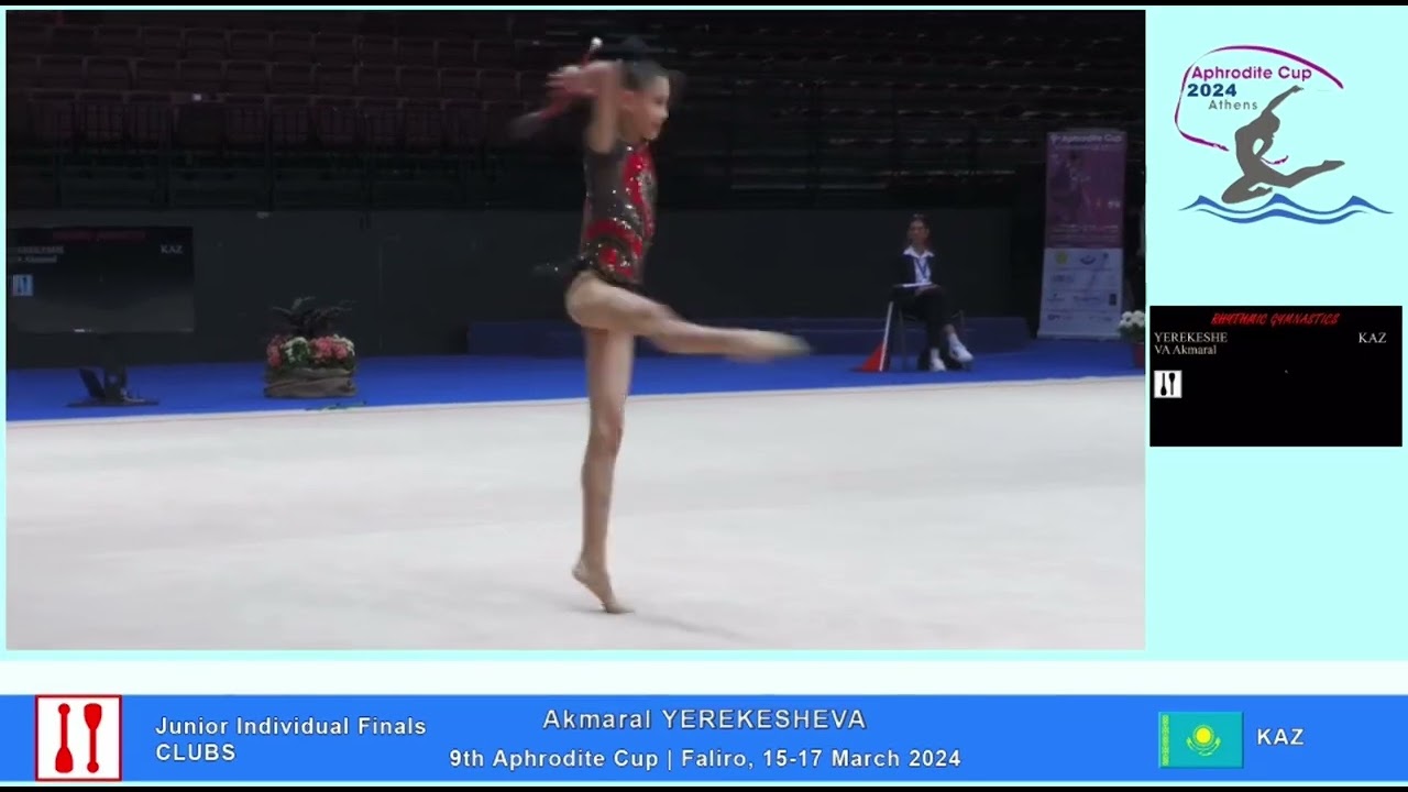 Akmaral Yerekesheva KAZ Clubs jUNIOR FINALS APHRODITE CUP 2024