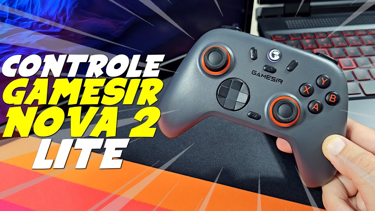 REVIEW: CONTROLE GAMESIR NOVA 2 LITE - Testes no PC, SWITCH, TELEFONE e IPHONE