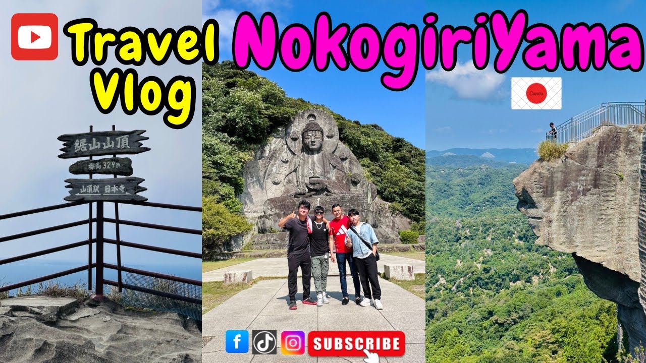 Travel Vlog MountNokogiriyama japan🇯🇵