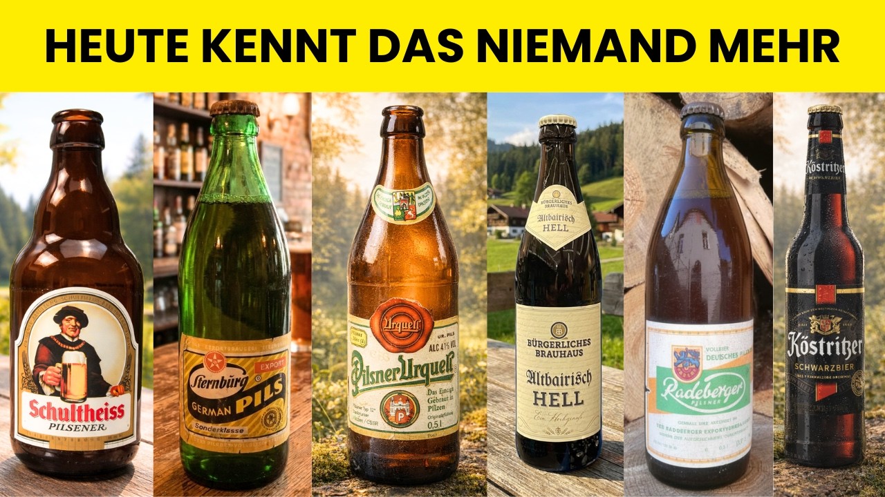 25 unvergessliche DDR Biersorten die früher jeder MANN kannte.