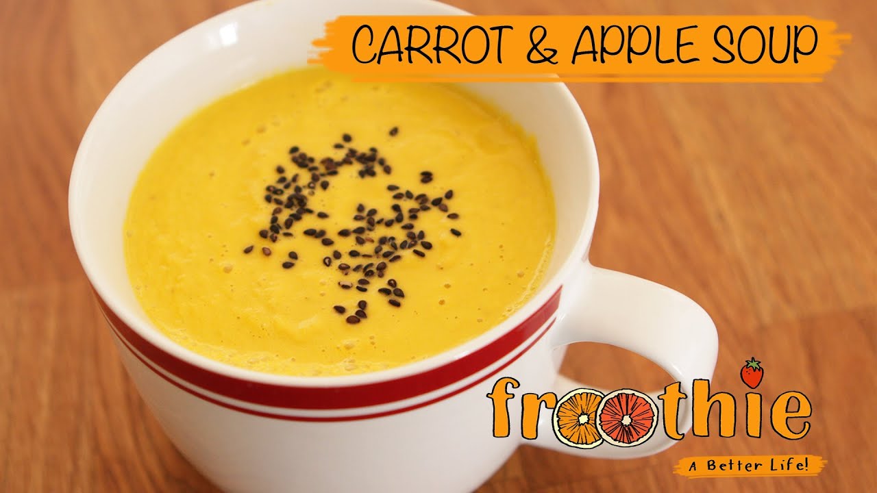Carrot and Apple Soup in your Optimum 9400 on Getting into Raw cooking with Zane
