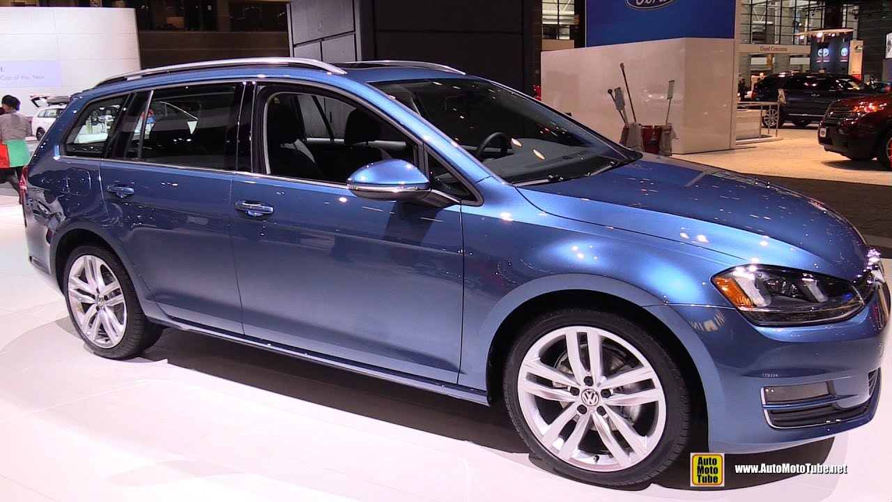 2015 Volkswagen Golf SportWagen 2.0 TDI - Exterior and Interior Walkaround - 2015 Chicago Auto Show