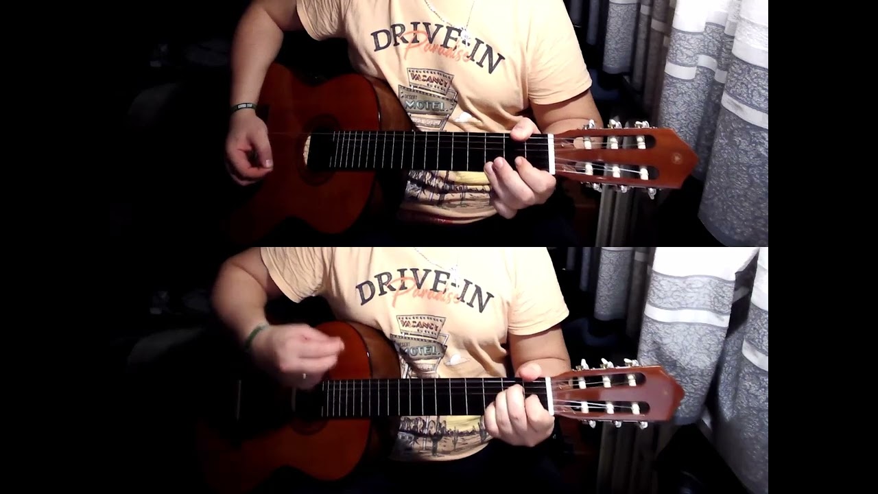 Wolność (miała matka syna), linia melodyczna na gitarę