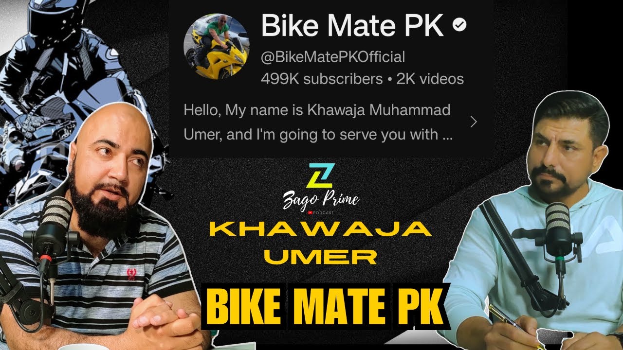 Khawaja Muhammad Umer on ZAGO PRIME | Bike mate.pk like never before | ZAGO PRIME PODCAST