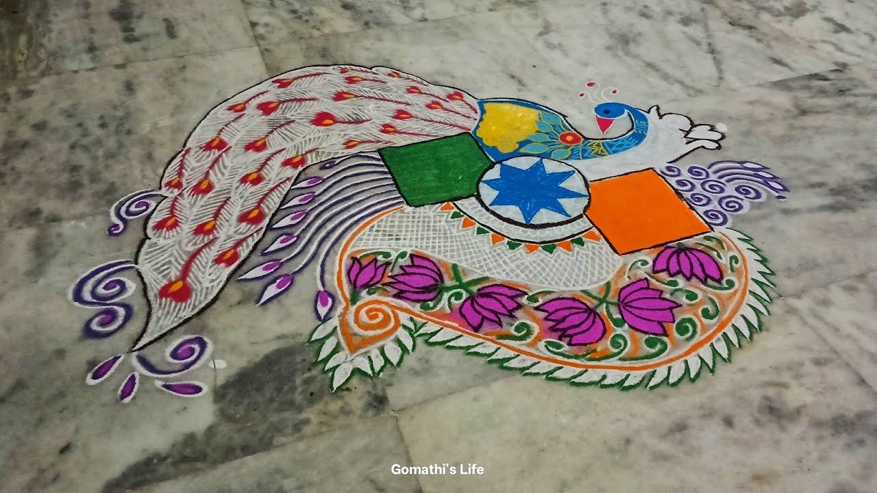 🇮🇳Republic day🇮🇳 #kolam #trending #viralvideo #youtube #muggulu #republicday #rangoli #easyrangoli
