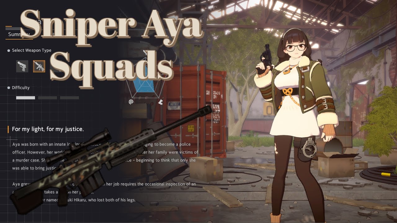 Sniper Aya and feeding the Xiukai (Squads)