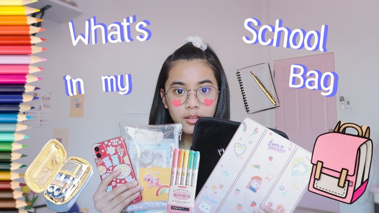 What's in my school Bag 2020 : MOOKKY SMILE