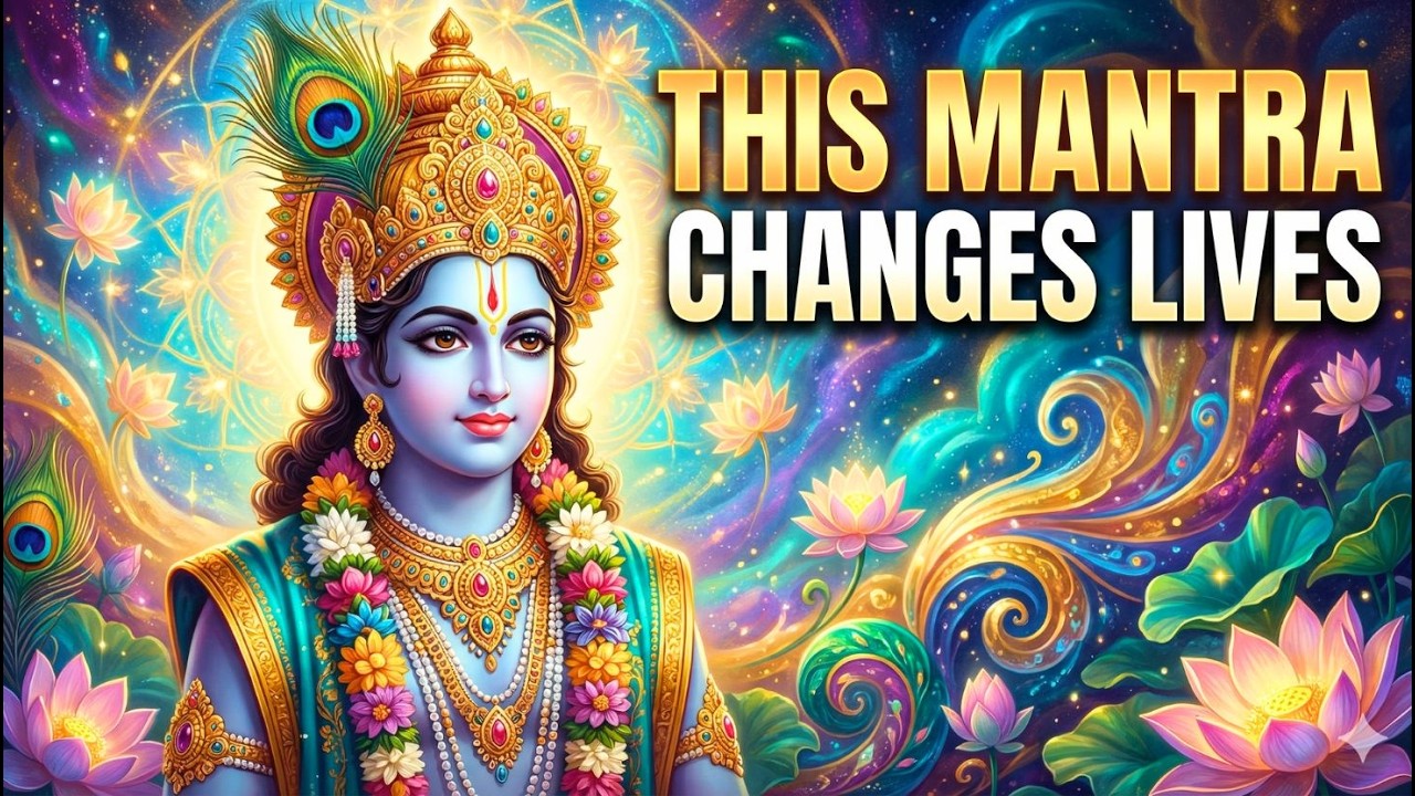 Achyutam Keshavam Krishna Damodaram 🌸  | Chant Once & Feel Lord Krishna’s Divine Presence 🙏