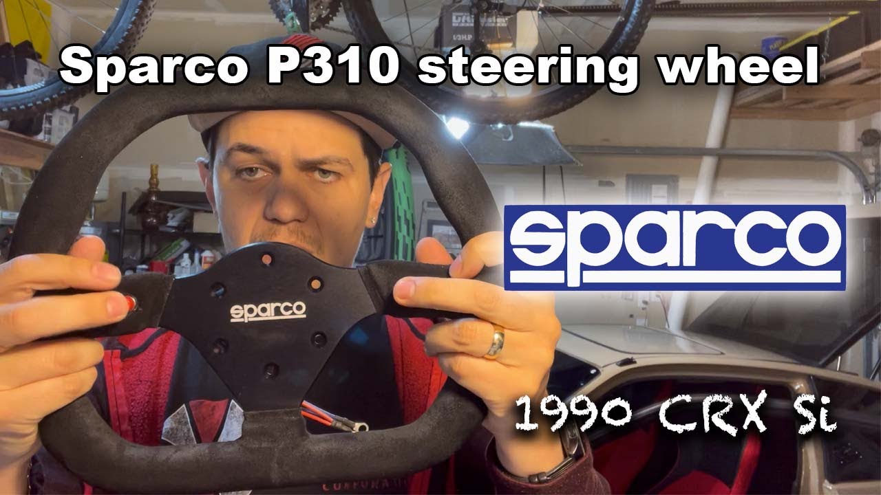 CRX gets a new steering wheel - Sparco P310 Unboxing and Overview
