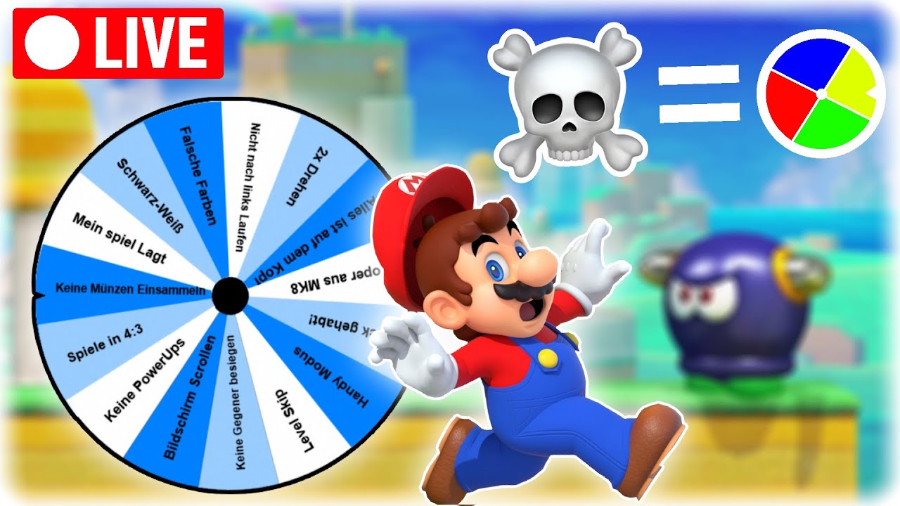 🔴 Super Mario Maker 2 Glücksrad Challenge LIVE!