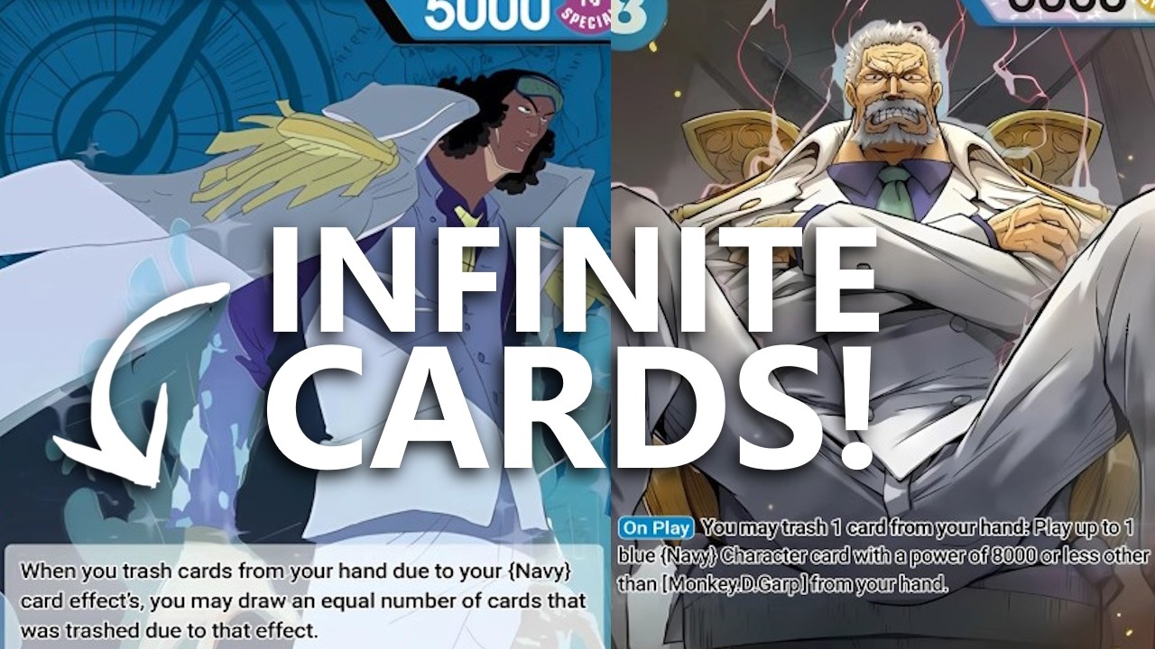Blue Kuzan Draws INFINITE Cards! | OP13 Meta Deck Profile (One Piece TCG)