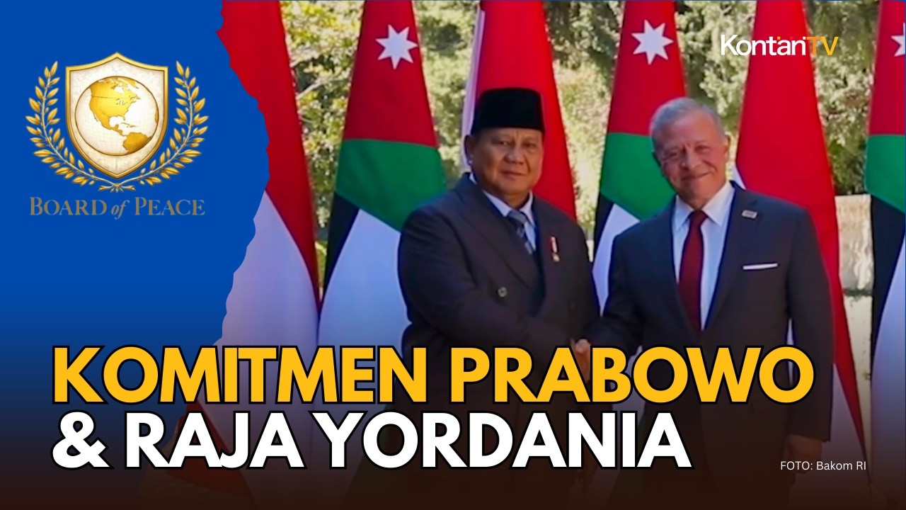 Prabowo & Raja Abdullah II Sepakat Dorong Solusi Dua Negara, Dukung Palestina Merdeka