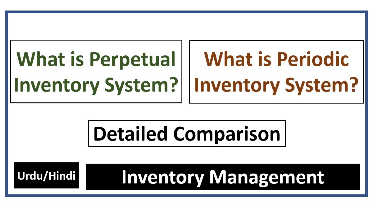 What is Perpetual Inventory System? What is Periodic Inventory System?