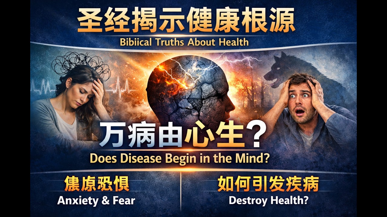圣经揭示健康根源｜万病由心生？｜焦虑恐惧如何引发疾病｜耶和华的健康法则04