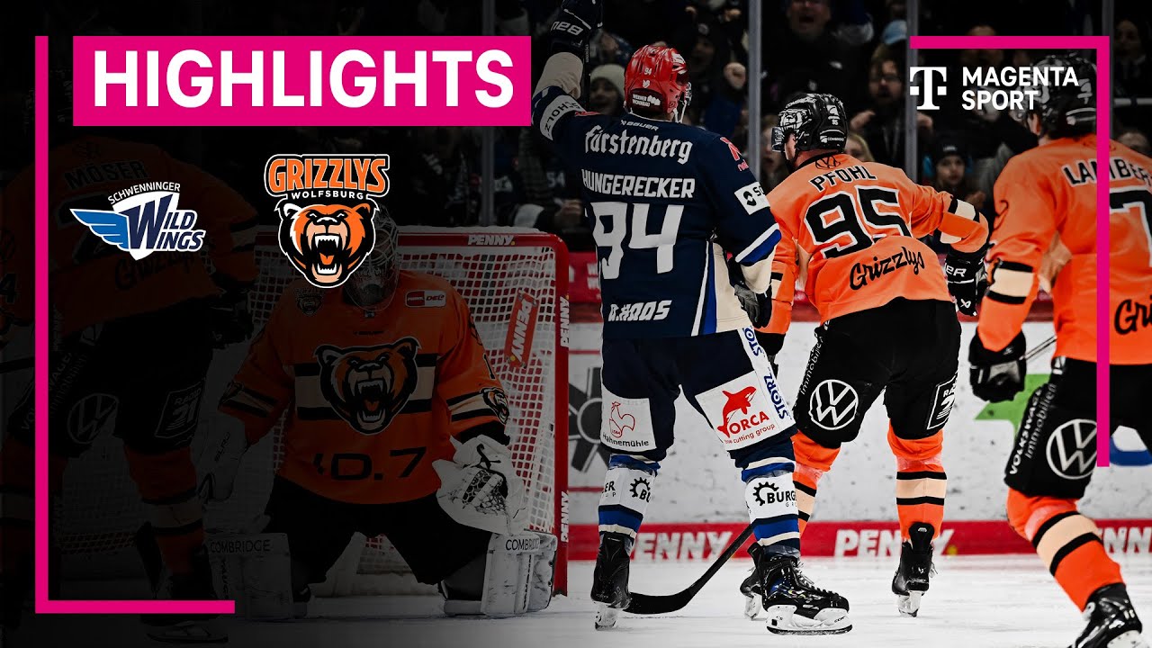 Schwenninger Wild Wings - Grizzlys Wolfsburg | PENNY DEL | MAGENTA SPORT