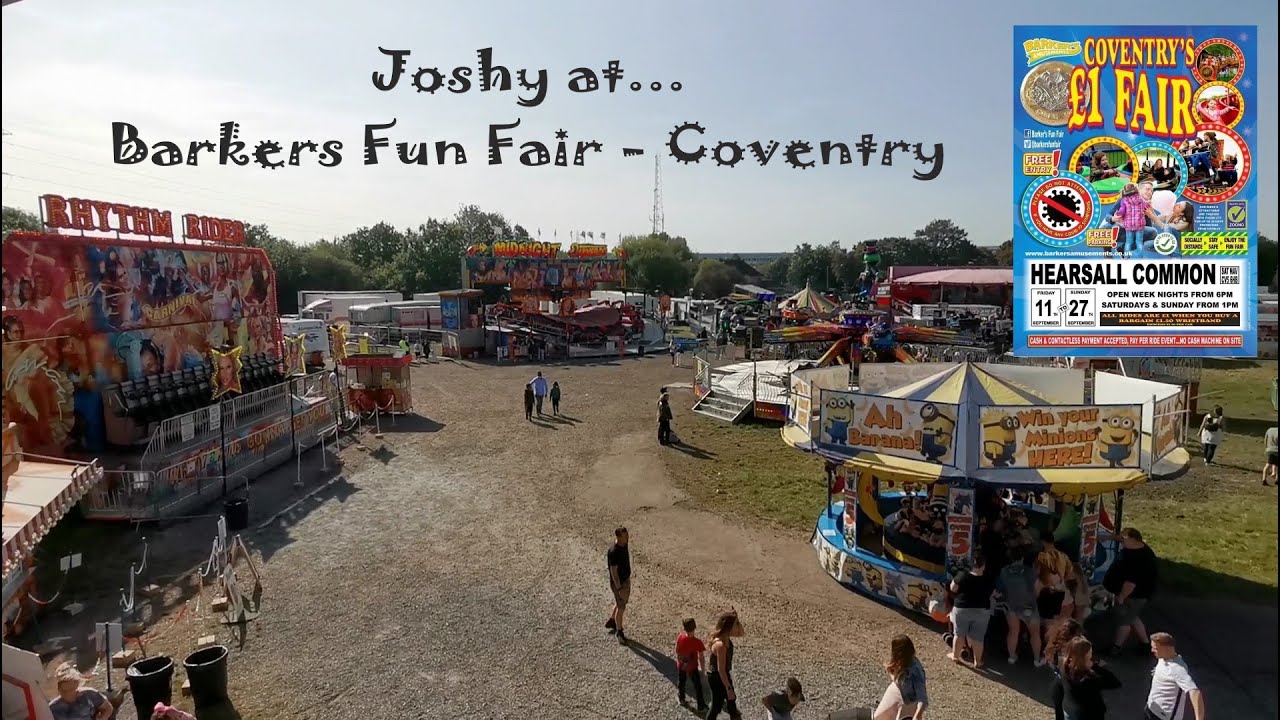 Joshy's Adventures at Barkers Fun Fair Hearsall Common Coventry