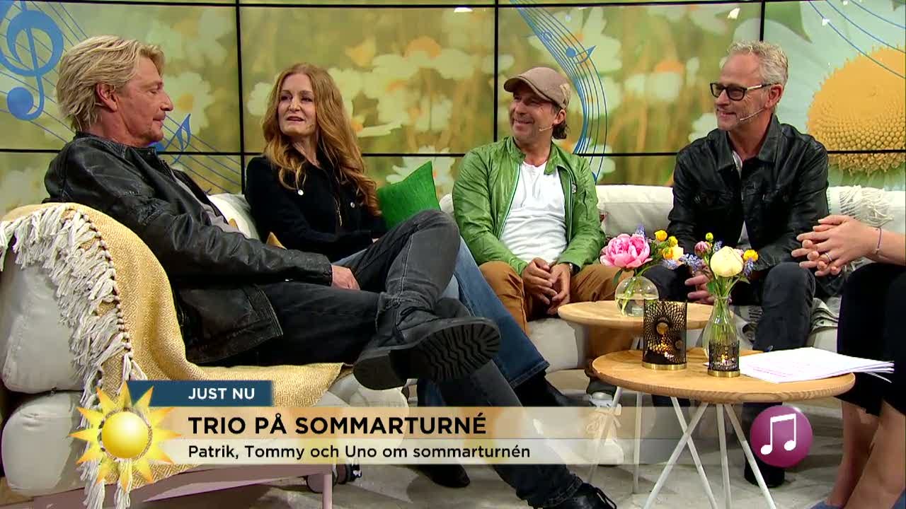Folkär trio inför sommarturné - Nyhetsmorgon (TV4)