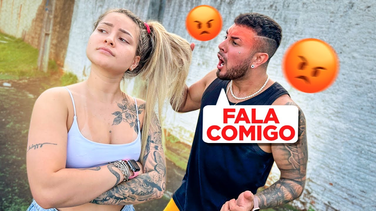 UM DIA IGNORANDO MEU NAMORADO!! *ele ficou mt bravo*😡🤣