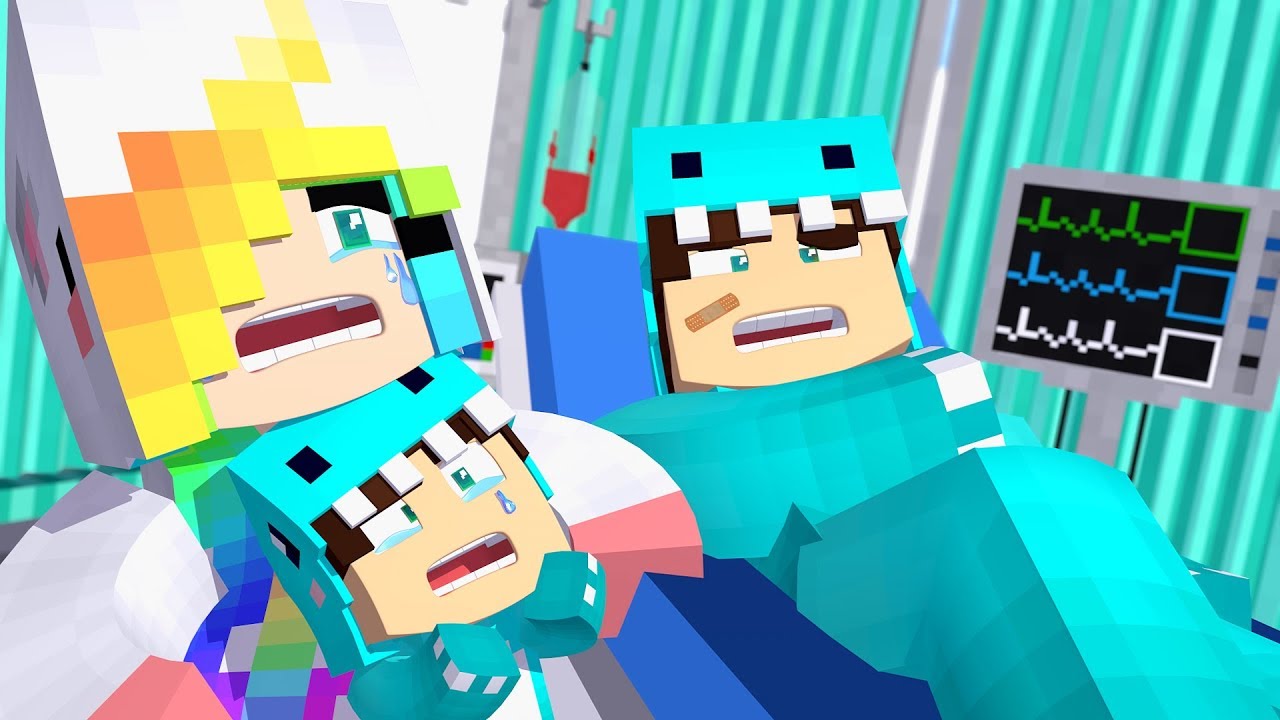 MILO y su MAMI JES VISITAN a PAPA MILO en el HOSPITAL 😱 MINECRAFT ROLEPLAY