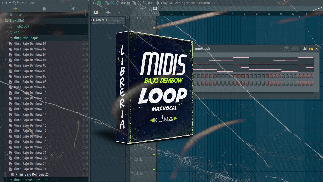 (Gratis) 25 MIDI Bajo De Dembow Los Mas Utilizados + De Librerias De Dembow 2023 👺