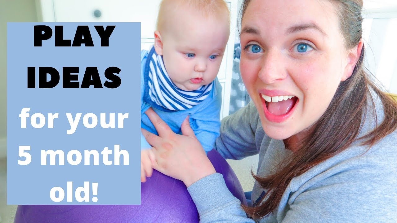 How to Play with a 5 MONTH OLD Baby! Play activities for 5 month old development.