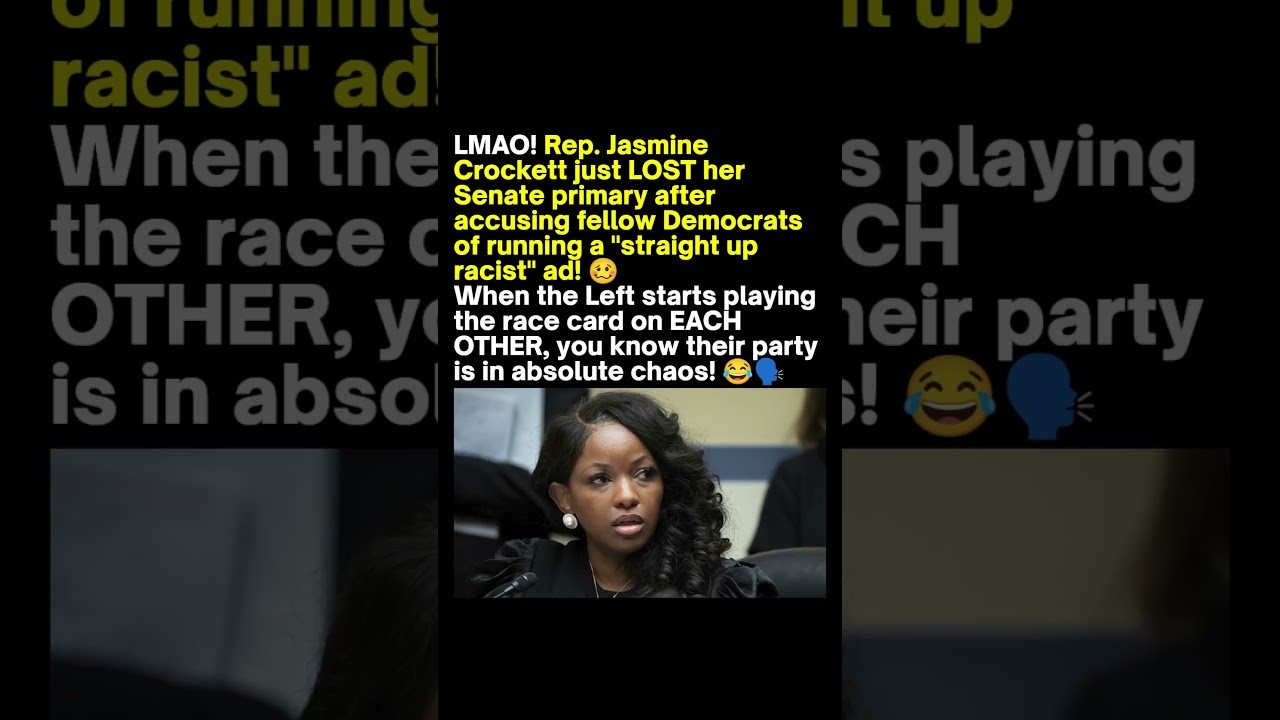 Jasmine Crockett Primary Loss 🇺🇸