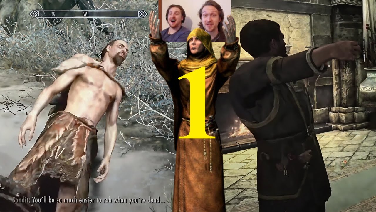 LaFave Bros. Играют в Skyrim — Самые смешные моменты, часть 1