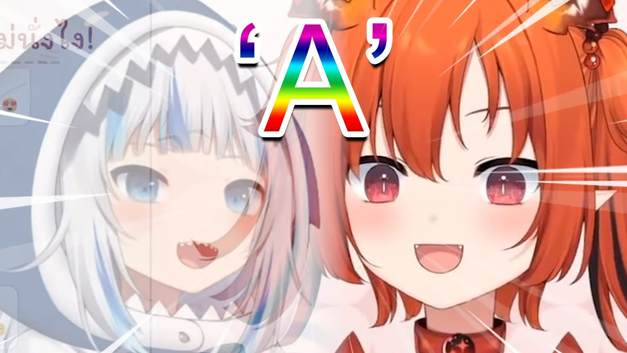 Chat goes crazy when Kona says 'A'【Pixela | Highlight | ENG Sub】