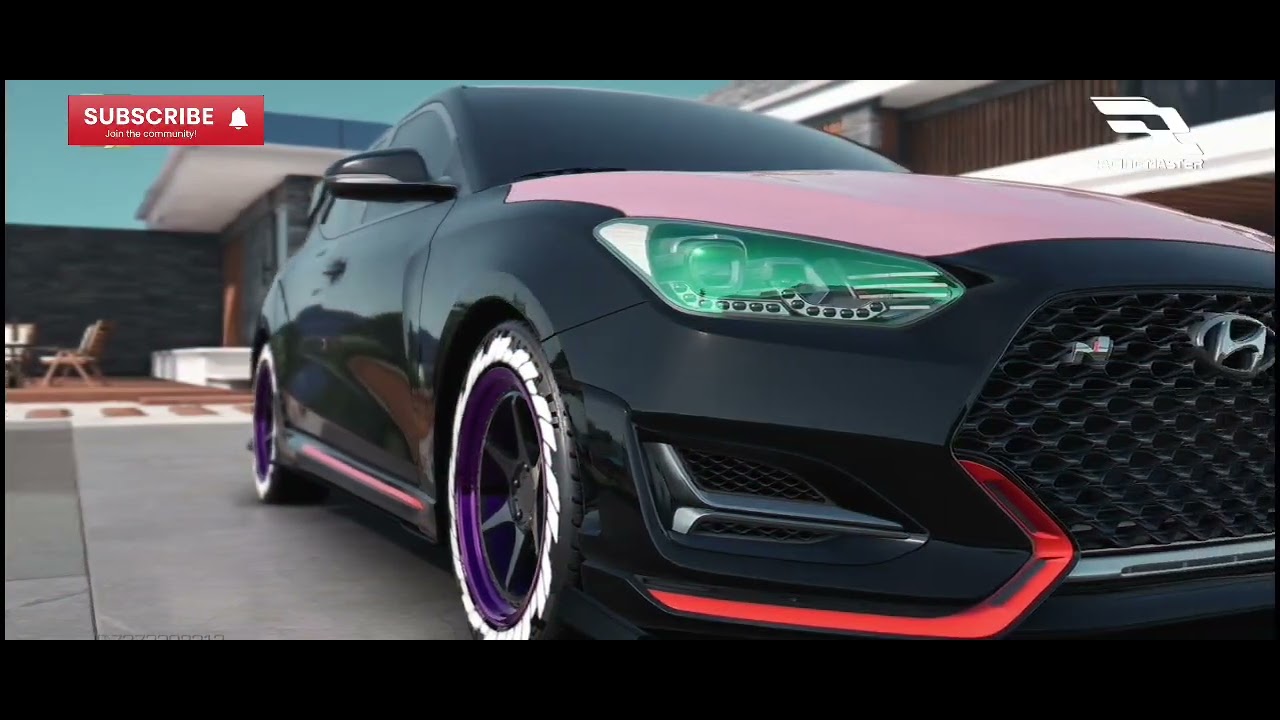 Hyundai veloster n fully modified  #HyundaiVelosterN#RacingMaster#CustomCar#Veloster#GamingVlog