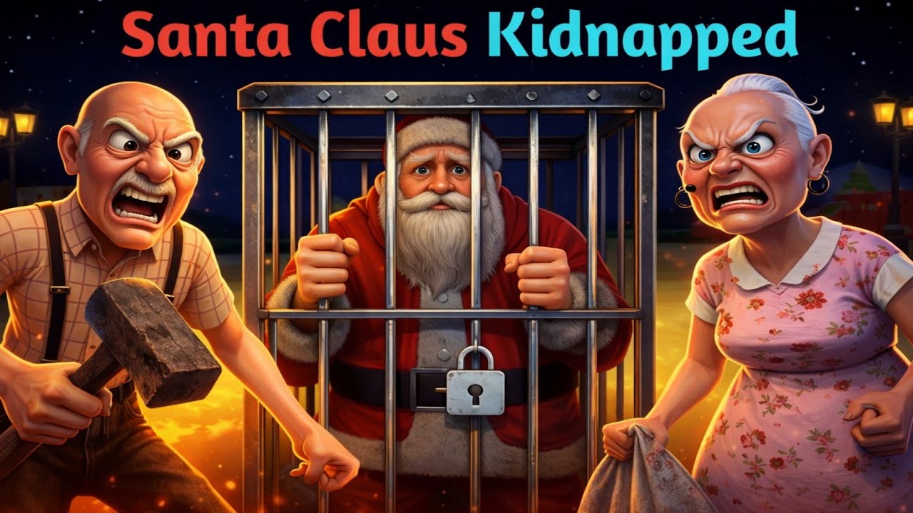Granny and Grandpa Ne Santa Claus ko Kidnapped kar liya Granny Chapter 3 Funny Game