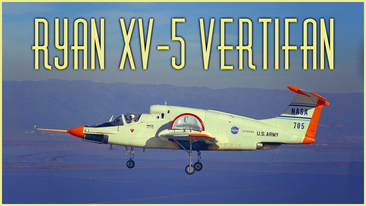 Ryan XV-5 Vertifan: The Forgotten VTOL Jet That Inspired the F-35B