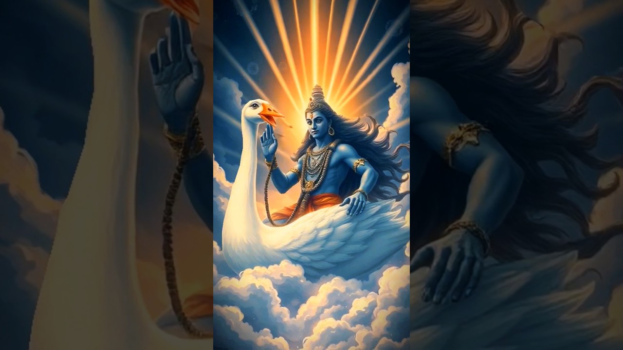 ஏன் பிரம்மனை மக்கள் வழிபடுவதில்லை?✨#shortsfeed #shorts #vishnu #shiva #brahma