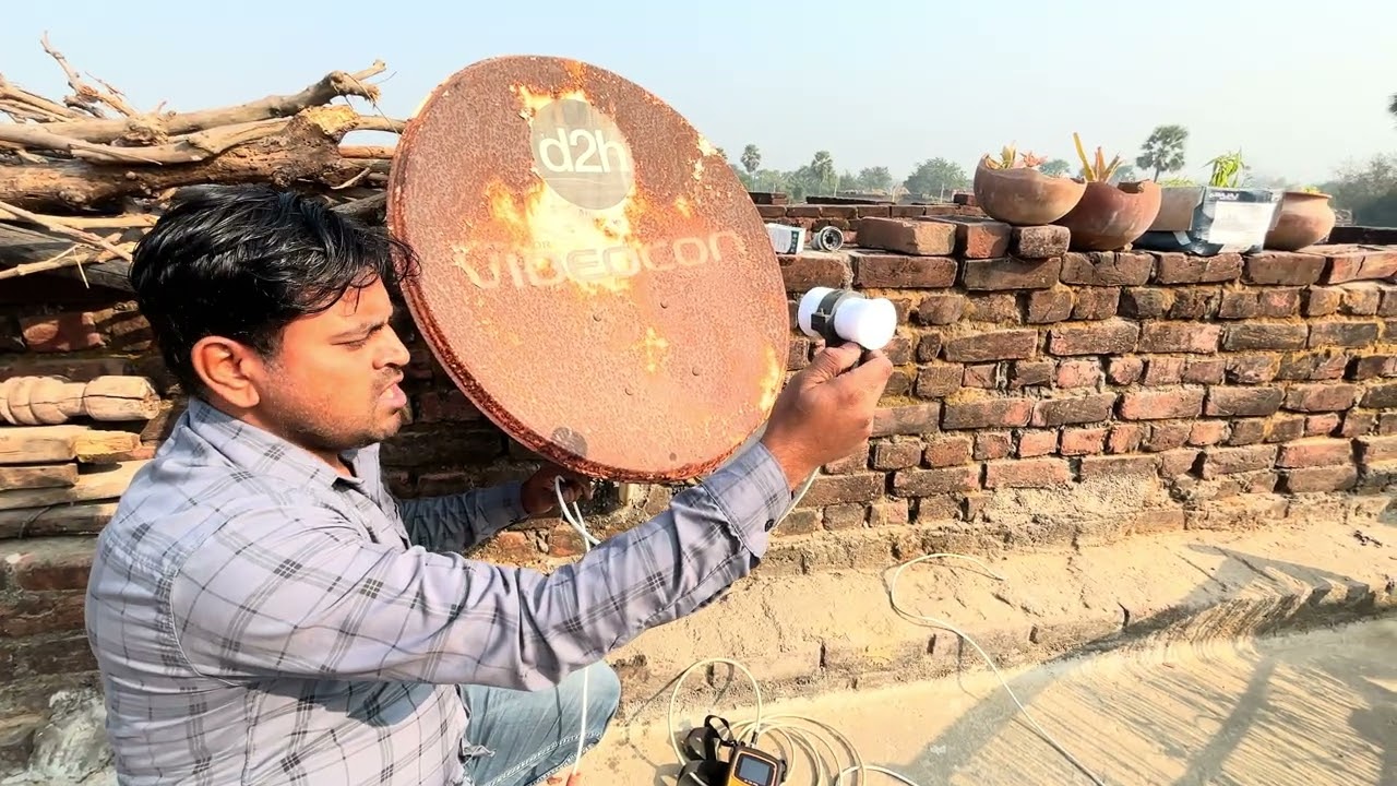 पाईप डालना पड़ेगा तब ठीक ✅ होगा||ये सही ✅ था फिर भी चेंग कर दिया||डीडी फ्री डिश सिग्नल सेटिंग 