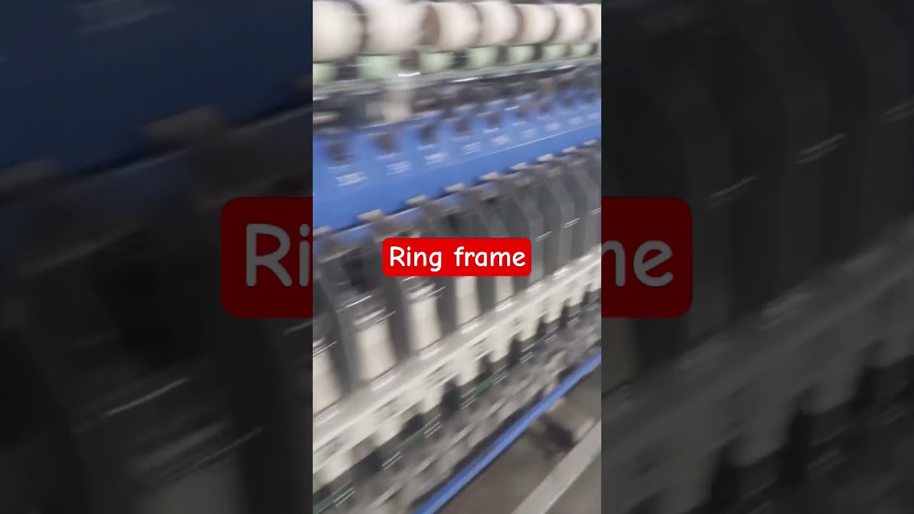 Ring frame #ringframe #machine #textile