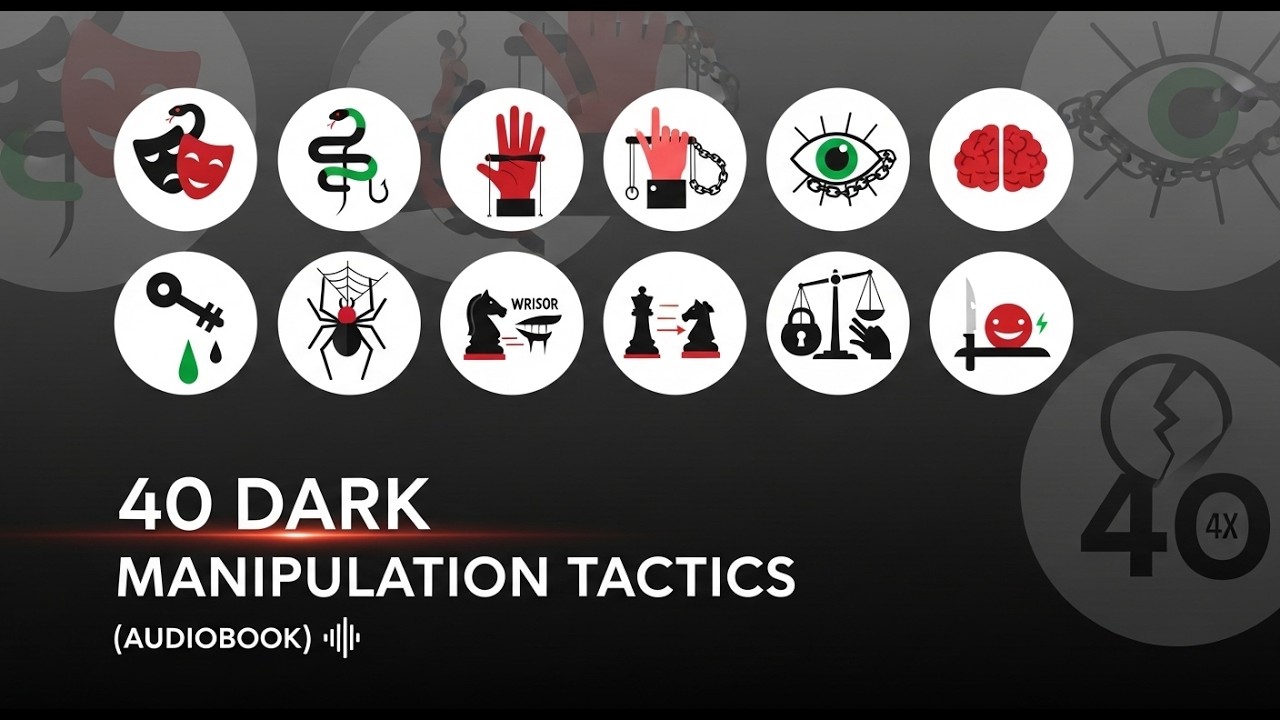 40 Dark Manipulation Tactics That Will Shock You ! Audiobook