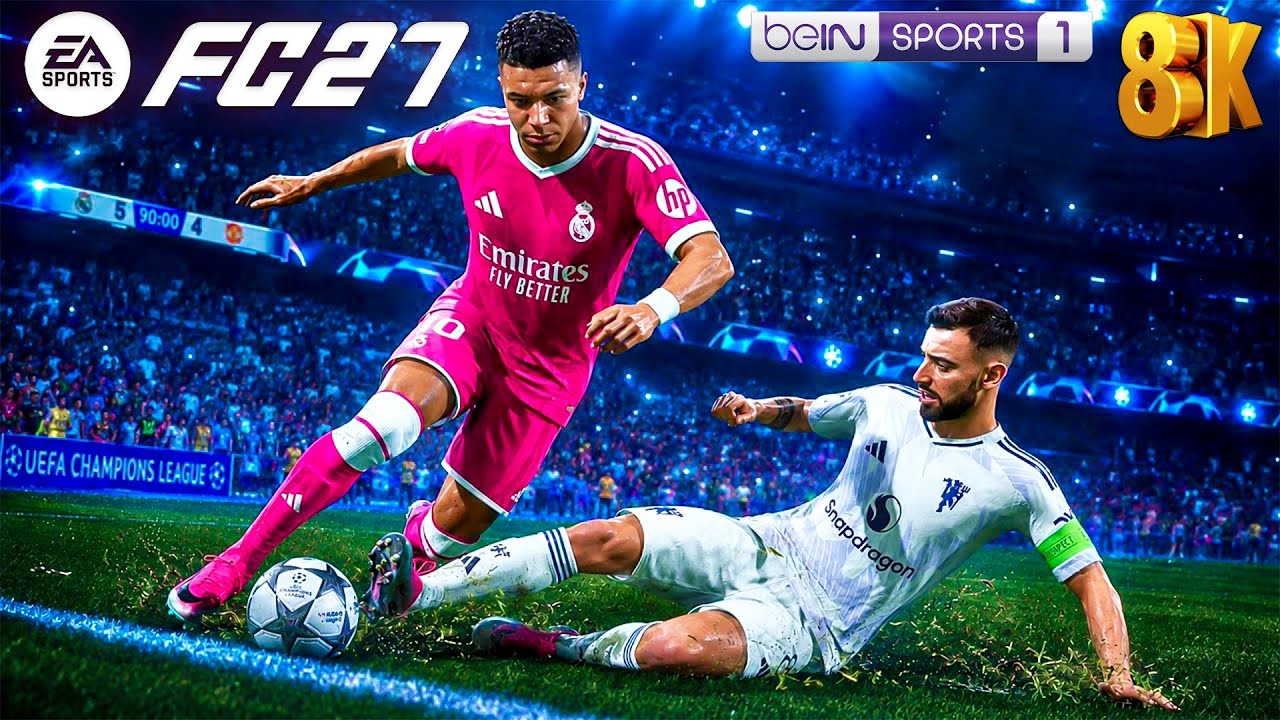 FC 27 &ndash; Real Madryt kontra Manchester United &ndash; FINAŁ Ligi Mistrz&oacute;w UEFA 2027 &ndash; Rozgrywka na PS5 [...