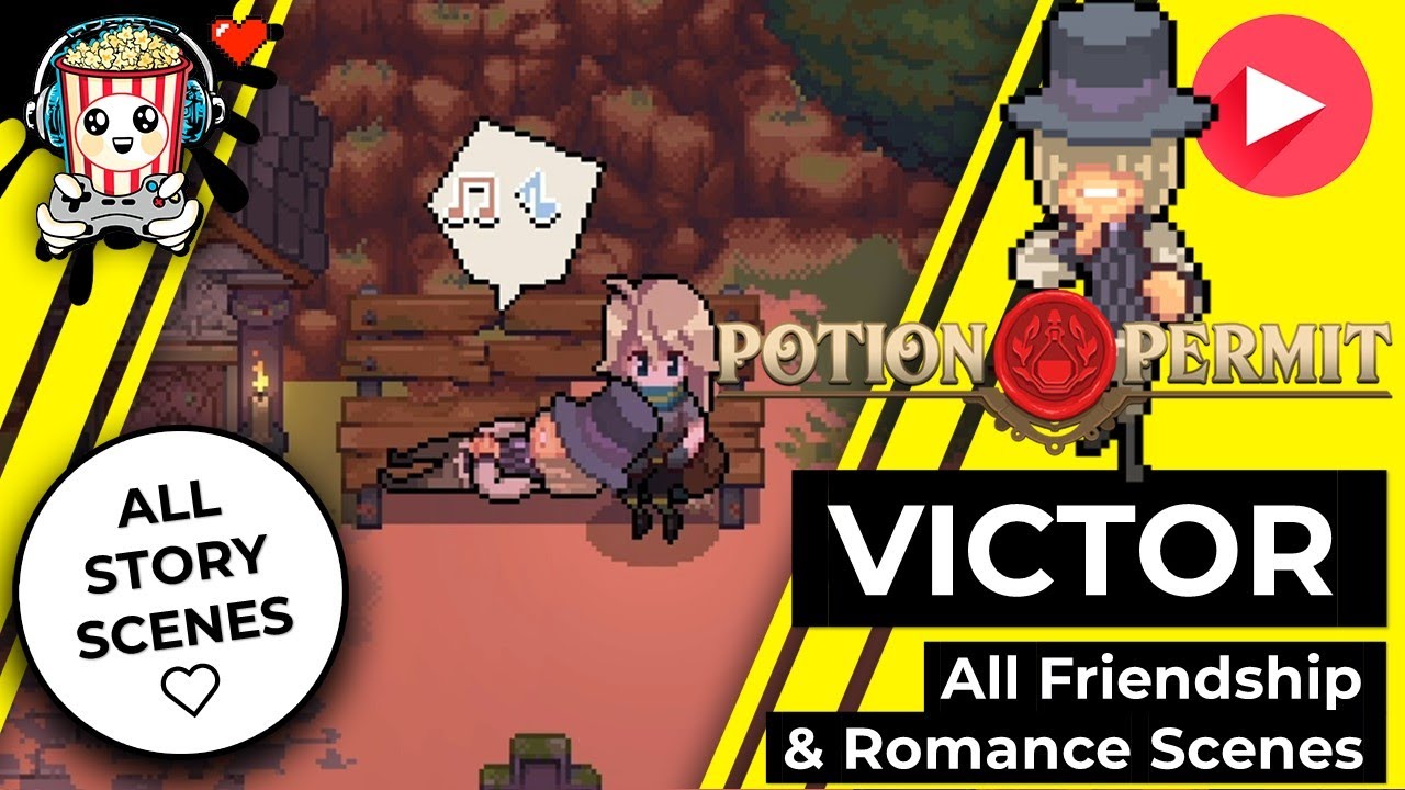 Potion Permit: Victor – All Friendship & Romance Scenes (+ Confession ❤️ and Dating 🌹)